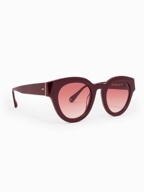 Apercu Le Rond Bordeaux Gradient Sunglasses for Women